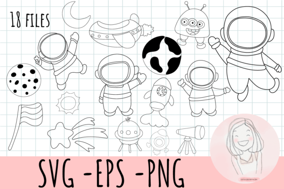 Astronaut Line Art: A Stellar Choice for Modern Branding