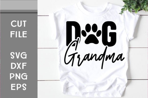 Dog Grandma SVG Cut File: Graphics for Crafts