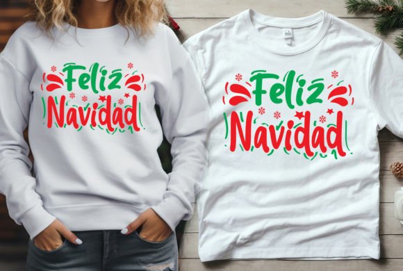 Feliz Navidad Christmas Design: A Festive Addition for T-Shirt Designs and Graphics