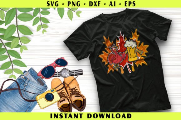 Funny Thanksgiving Turkey Beer: A Must-Have for T-Shirt Designs