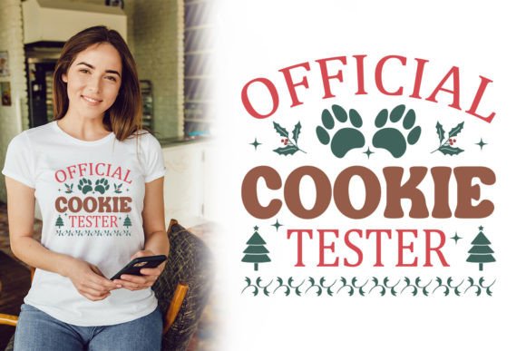 Official Cookie Tester: A Charming Christmas Embroidery Design