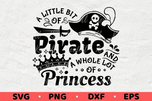 Pirate and Princess Halloween Embroidery