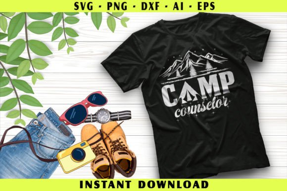 Review: Camp Counselor - Camping for T-Shirt Designs and Graphics